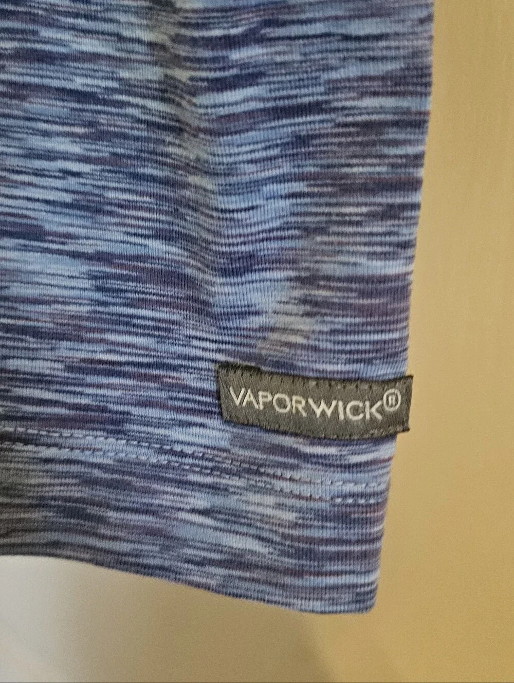Women's The North Face Vaporwick Medium Nylon Blend Blue Fitted Sports Top - Picture 5 of 5